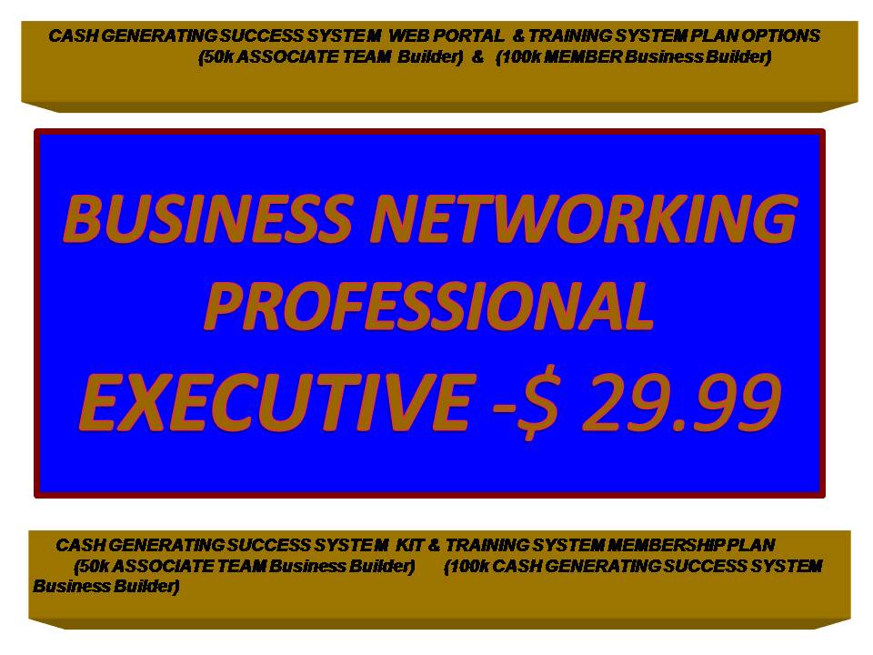BUSINESS NETWORKING PROFESSIONAL (Executive)